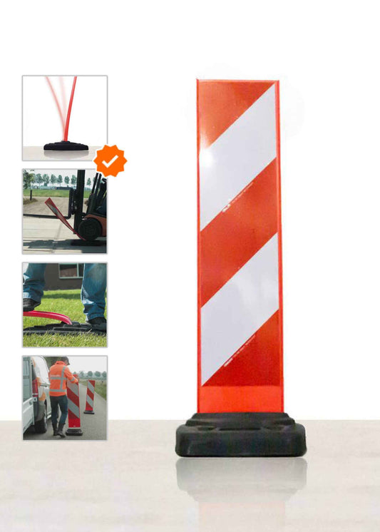 Flexible Leitbake – Klasse 2 reflektierend, überfahrbar